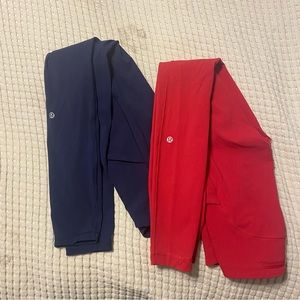 Lululemon Fast and Free Leggings (2 pairs)
